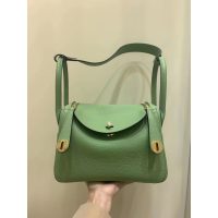 togo Hermes etain lindy 26 shoulder tote bag GHW full handmade boutique inclusion