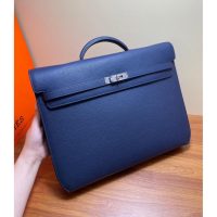 togo Hermes kelly depeches 36 briefcase document handbag PHW full handmade/boutique inclusion