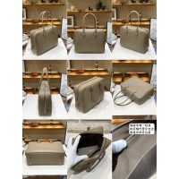 swift Hermes Plume 32cm briefcase laptop handbag ull handmade/boutique inclusion