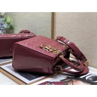 Dior quilted handbag large-capacity shopping tote crossbody bag genuine leather woman bag five grids - 图片 6