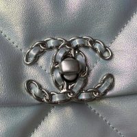 Chanel 19 shoulder flap bag in quilted lambskin