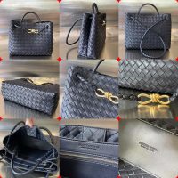 intrecciato BV medium Andiamo shopper handbag sling shoulder storage tote holiday beach tote - 图片 8