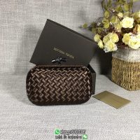 velvet BV kisslock cocktail clutch socialite influencer party pouch cellphone cosmetic clutch case - 图片 2
