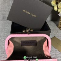 velvet BV kisslock cocktail clutch socialite influencer party pouch cellphone cosmetic clutch case - 图片 6
