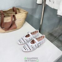 Alaia breathable flat ballet shoes Mary Jane boat slip-on daily walking pump size35-42