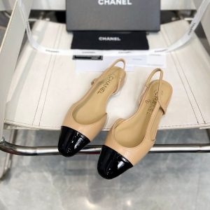 Chanel ballet flat shoes slinback slipon pump size 35-40