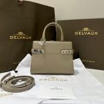 Delvaux Tempete Crush mini shopper handbag crossbody shoulder messenger authentic quality