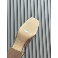 Tods chunky heel slingback sandal women's daily slide pump slipon size35-42 - 图片 4