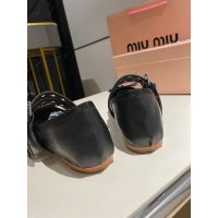 Miumiu bow-detailed Mary Jane boat shoes casual ballerine toe shoes daily pump slip-on size35-45 - 图片 4
