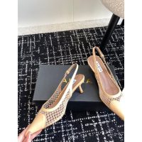 Alaia kitten heel slingback sandal pointed mesh pump slipon influencer nightclub heel size35-41 - 图片 6