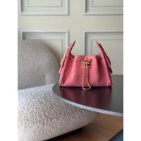 Chanel Mini 25 shoulder Hobo Bag in Metallic Rose Gold Caviar