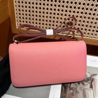 epsom Hermes constance elan shoulder flap bag full handmade boutique inclusion