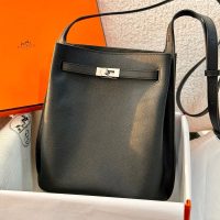 Hermes so kelly 22 shoulder hobo bag SHW -vert olive calfskin full handmade boutique inclusion