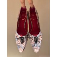 women's Valentino stiletto heel pump slipon nighclub dancer shoes size35-40