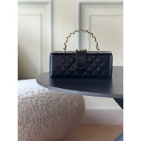 vintage Chnael vanity case cosmetic handbag makeup organizer lipstick fragrance holder - 图片 8
