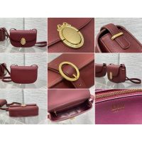 microchip version Dior oval-medal shoulder crossbody flap messenger bag - 图片 2