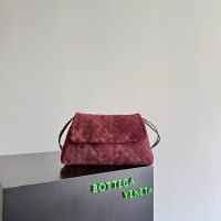 BV woven drawstring cosmetic pouch/cloud-shaped puffy cocktail clutch/sling shoulder bag - 图片 7