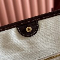 canvas Gucci striped open shoulder shopper tote/travel resort beah bag/neverfull carryall handbag - 图片 6