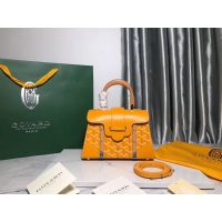 small Goryard structured top-handle handbag crossbody flap messenger bag with protective feet - 图片 5