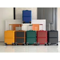 Goyard vintage trolley suitcase boarding cabin luggage wheeled case travel gadget 20 inches - 图片 2