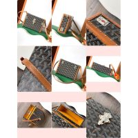 Goyard Cassette shoulder crossbody flap messenger cosmetic trunk clutch wallet cellphone holder - 图片 9