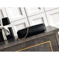 Quilted Chanel Hobo Bag in Black Calfskin