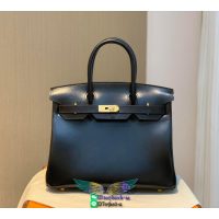 Hermes birkin 30 top-handle bag GHW-box leather full handmade/boutique inclusion