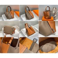 Hermes picotin 22 bucket tote GHW full handmade boutique package