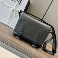 Loewe neutral military messenger flap shoulder crossbody case camera bag with jacquard strap - 图片 7