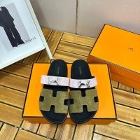 suede Hermes chypre sandal flat summer slide slipper size35-45 boutique iinclusion