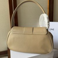 Celine polly medium underarm baguette messenger flap elegant elbow saddle bag - 图片 2