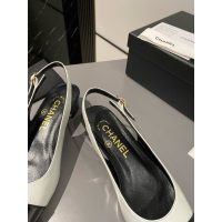 Chanel kitten-heel slingback pump flat ballerina shoes size 35-40