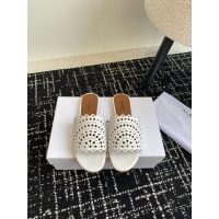 Alaia perforated women's flat slide slipper summer sandal resort beach shoes size35-42