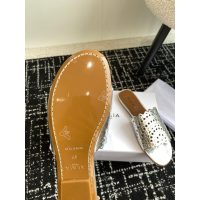 Alaia perforated women's flat slide slipper summer sandal resort beach shoes size35-42 - 图片 7