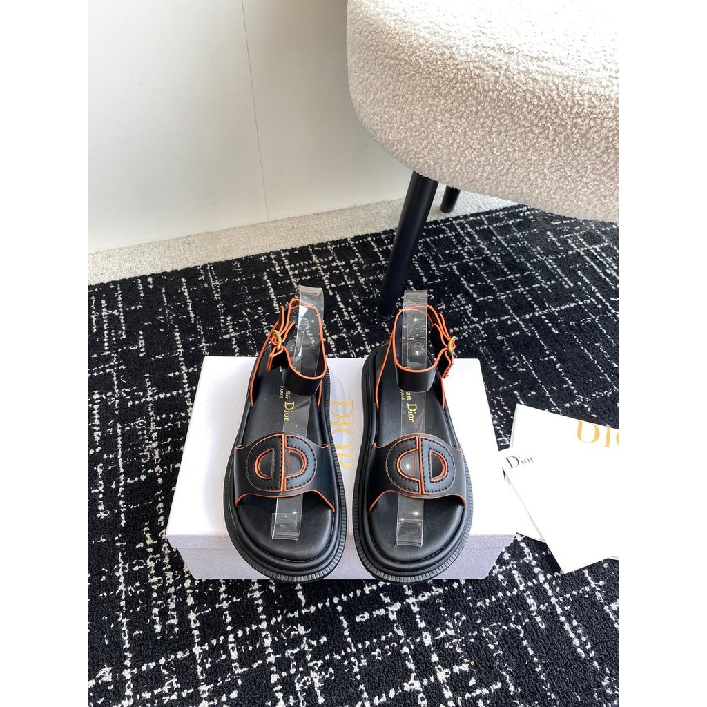 ph-11134201-820l6-mqspq0d6ae4u2c.jpg Dior anckle strapped velcro flat sandal women's gladiator combat sandal size35-41 - 图片 1