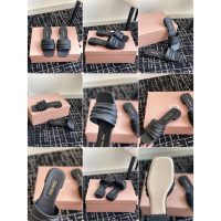 Miumiu casual flat summer sandal outdoor slide slipper resort beach shoes size35-41 - 图片 7