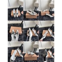 Miumiu bow-detailed kitten heel slingback sandal routine heel pump slipon size35-42 - 图片 9