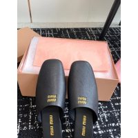 Miumiu suede slide mules half drag shoes summer flap sandal indoor healthy slipper size35-42 - 图片 8