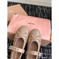 Miumiu bow flat ballet pump daily walking shoes Mary Jane boat shoes size35-40 - 图片 9