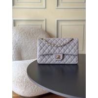 caviar chanel classic shoulder double flap bag-brown lavender burgundy