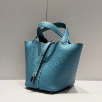 hermes picotin 18 bucket tote bag-togo calfskin full handmade boutique inclusion