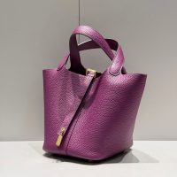 hermes picotin 18 bucket tote bag-togo calfskin full handmade boutique inclusion