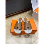Hermes men's flat Espadrille sandal slides indoor slipper size 39-46