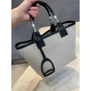 Hermes Steeple 25 canvas Tote Bag