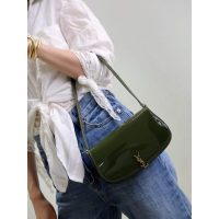smooth YSL rounded underarm baguette/shoulder flap saddle bag boutique inclusion - 图片 2