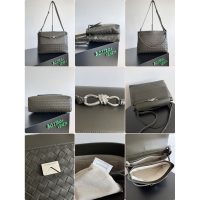 BV intrecciato woven shoulder flap messenger/satchel bag boutique inclusion - 图片 8