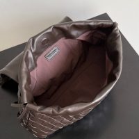 BV woven drawstring cosmetic pouch/cloud-shaped puffy cocktail clutch/sling shoulder bag - 图片 4