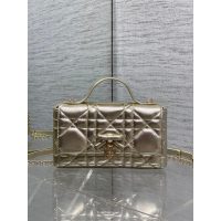 lambskin Dior quilted crossbody shoulder flap bag/top-handle cosmetic clutch - 图片 6