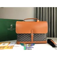 戈雅 GY Citadin men's document briefcase canvas flap messenger bag worker commuter bag