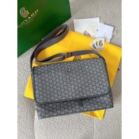戈雅 GY unisex business document handbag shoulder crossbody canvas flap messenger
